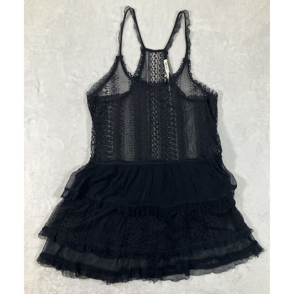 URBAN OUTFITTERS KIMCHI BLUE Lace Tank Top Blouse Goth Witchy Fairy Size Small - Picture 2 of 14